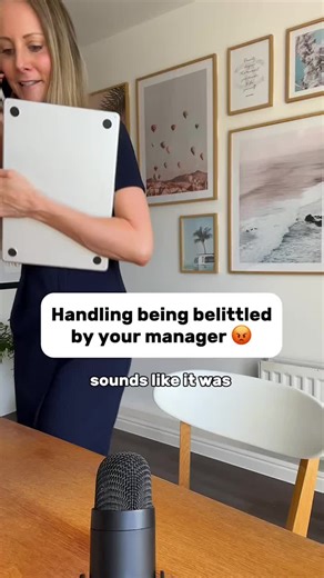 How to respond when your manager belittles you | Claire Benjamin posted on the topic | LinkedIn