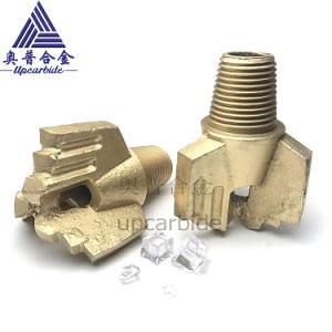 [Hot Item] for Hard Rock Rotary Mining Well Water Step Drilling Tools 3 or 4 Wings Blades PDC Tungsten Carbide Tooth Drag Bit Matrix Bits