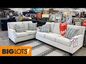 BIG LOTS SHOP WITH ME FURNITURE SOFAS COUCHES ARMCHAIRS COFFEE TABLES SHOPPING STORE WALK THROUGH