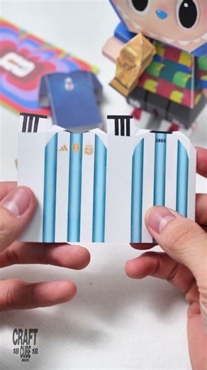 LÀM ÁO ĐẤU ARGENTINA WORLDCUP 2026 BẰNG GIẤY (PAPERCRAFT) | CraftCube #worldcup#papercraft#wc2026