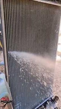 Pressure washing radiator, flush and cleaner #shorts