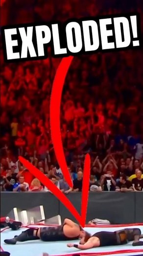 Ring Exploded During Braun Strowman vs Big Show On Raw #wwe #wrestling #bigshow #braunstrowman