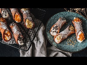 How to make Italian Cannoli | Sicilian Cannoli Recipe | ASMR Cooking