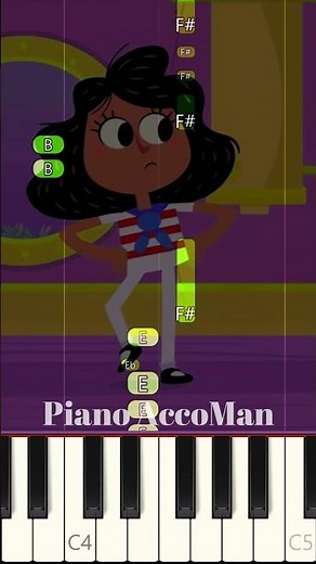 There's A Hole In The Bottom Of The Sea - Super Simple Songs Piano Tutorial Short