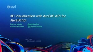 3D Visualization - ArcGIS API for JavaScript
