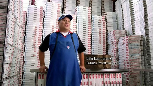 Domino's Large Two-Topping Pizza TV Spot, 'Fastest Box Folder'