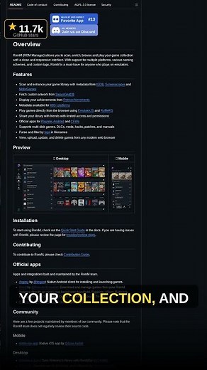 RomM lets you manage and play ROMs in a browser