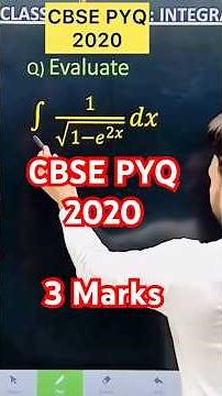 Q) Integration ∫ 1/√(1-e^2x) dx #class12 #cbse #maths ##maths #integration #cbse2026 #maths