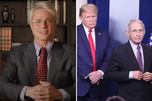 Brad Pitt plays Fauci on SNL to ding Trump over 'bleach' uproar before breaking character to thank doc and medics