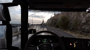 【ETS 2/ATS】雪月改进的光影V2预览效果4------雨天道路反射