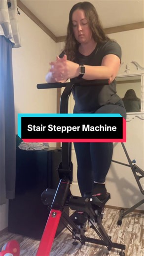This machine has 3 different modes so you can change up your workouts. It folds up easily so you can lean it up against a wall or slide it under your bed. 💪 #stairstepper #homeworkout #workoutgear #stairsteppermachine #stairstepperworkout @Dripex