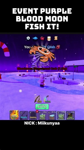 FISH IT! EVENT PURPLE BLOODMOON #fishit #roblox #fishitroblox