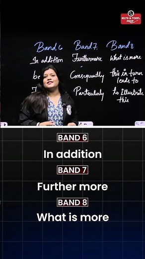 IELTS Writing 🔥| IELTS Connectors 🧐| For Band 7, Band 8, or Band 9