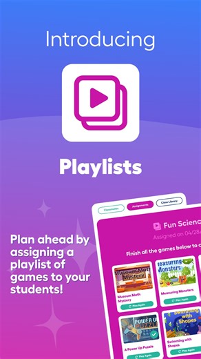 Breakout EDU on Instagram: "New! Assign Playlists of games to guide students through sequenced learning. Watch how easy it is to set up and share a playlist with your students 👀▶️"