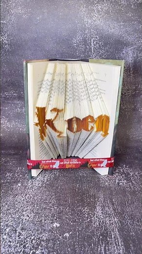 Putting name Book Art in wizard font in a Harry Potter book.