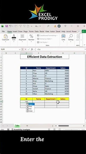 Extract Data in Seconds with Excel Prodigy | Excel Prodigy