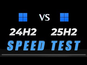 Windows 11 25H2 vs 24H2 Speed Test — Which Is FASTER? 🚀
