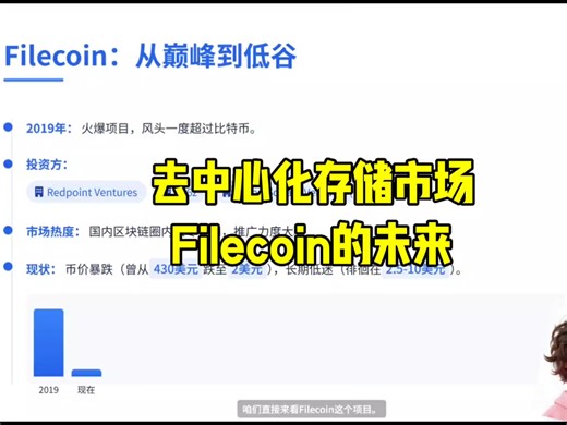 谈谈去中心化存储市场的Filecoin