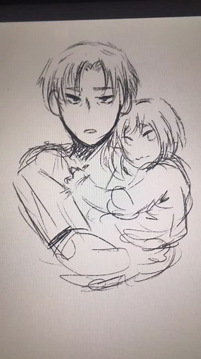 Clingy children #aot #snk #eren #eruri #levi #mikasa #armin