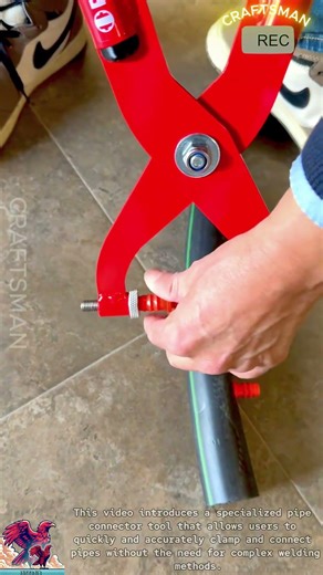 Quick Water Pipe Joining Tool #shorts #viral #tools #machine