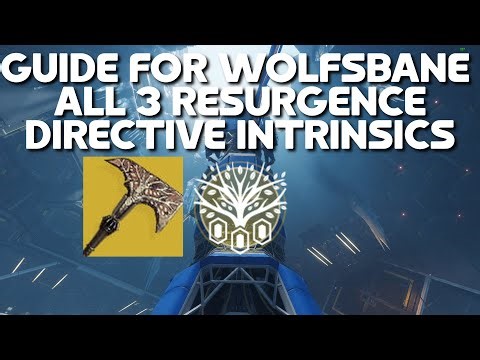 GUIDE FOR ALL 3 WOLFSBANE INSTRINSICS UPGRADES #destiny2 #bungie #destiny2thegame