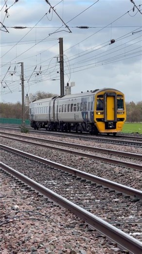 Class 158 Train at Speed | York