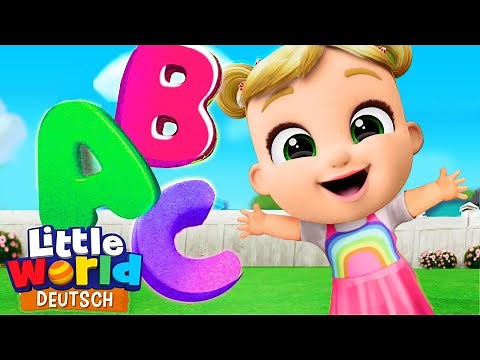 Das ABC-Lied | Kennst du schon das Alphabet? | Kinderlieder für Kleinkinder | Little World Deutsch