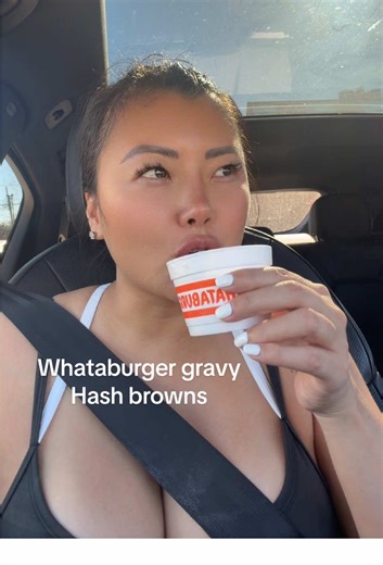 #whataburger #hashbrowns #gravy #asmr #eating