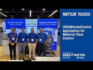IND360rateControl Application for Material Flow Control
