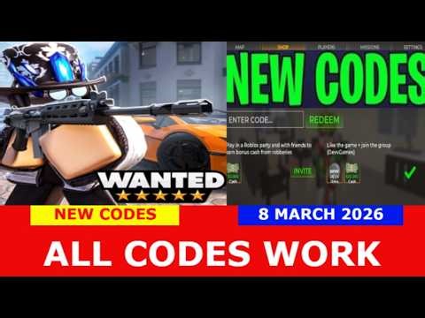 [ ZORO + ZORVELLO UPDATE!] Wanted ROBLOX | *ALL CODES* | March 8, 2026