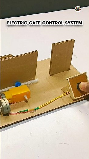 Electric Gate Control Using Gear Motor | Automatic Gate Working