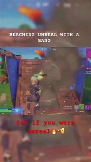 REACHING UNREAL 🔥🔥🙌🏻#fortnite #gaming #fortnitezerobuild #strangerhings