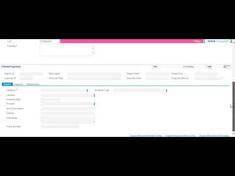 Step 1 of How to Create an Expense Report