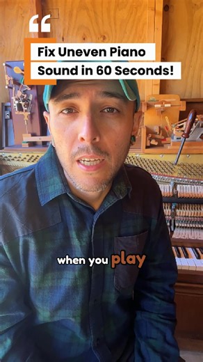𝐅𝐢𝐱 𝐔𝐧𝐞𝐯𝐞𝐧 𝐏𝐢𝐚𝐧𝐨 𝐒𝐨𝐮𝐧𝐝 𝐢𝐧 𝟔𝟎 𝐒𝐞𝐜𝐨𝐧𝐝𝐬 🎹✨ Sluggish keys? Clicking sounds when you play? Here are 4 quick checks that solve the most common causes — fast. In this reel, Benjie shares how your piano’s environment, keybed, key leveling, and action parts all affect sound and feel — and what to adjust to bring back smooth, even performance. 🔧 These simple fixes can make your piano play cleaner, lighter, and more consistent — without a full rebuild. 👉 Want more piano car