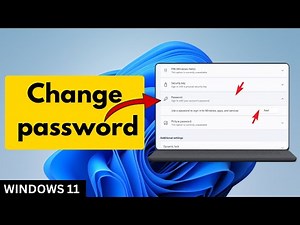 How to Change The Password On Windows 11 in Laptop/PC | 2025