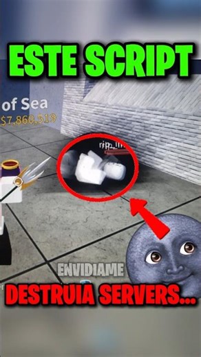 ¡ESTE SCRIPT DESTRUIA SERVIDORES 💀! | Envidiame #shorts