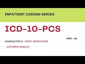 Inpatient Coding Training Series: ICD10PCS-Part 26_Character 3 - Root Operations-Group2 -Extirpation