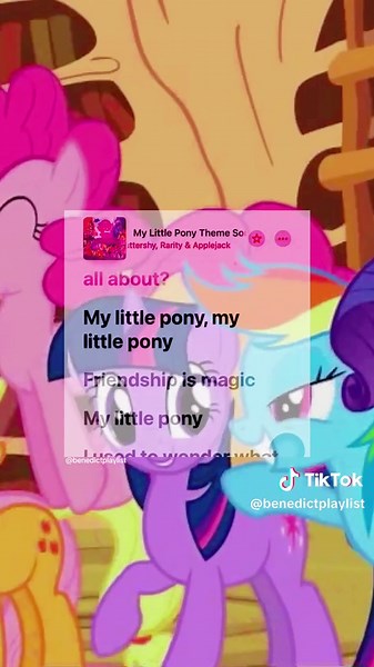 My little pony theme song lyric #mylittlepony #themesongs #lyricsvideo #childhoodmemories #viral