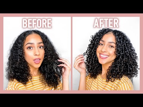 How To Finger Coil Curly Hair! | Defined, Frizz-Free Curls