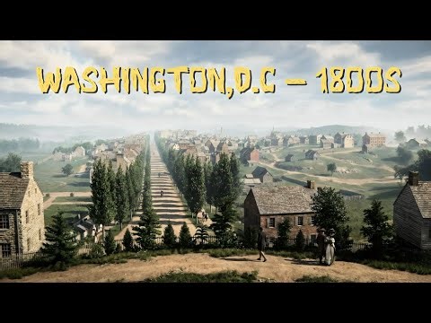 Washington D.C 1800s AI Reconstruction