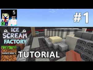 Ice Scream Rod's Factory Minecraft Tutorial Part 1 #icescream #factory #minecraft #tutorial