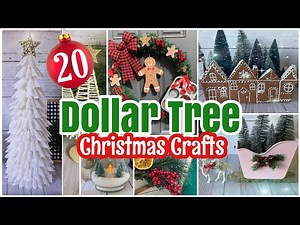 20 BEST Dollar Tree Christmas DIYs you Should Try!