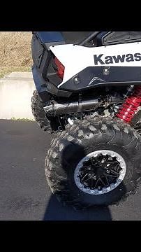 First look!! Graves exhaust KRX 1000 with sound clip!!