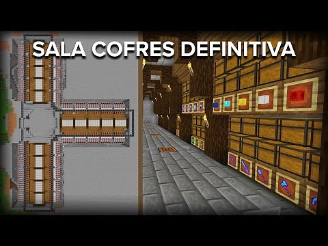 Minecraft Almacén con Sistema de Clasificación Automática - Hasta 2 Millones de Items