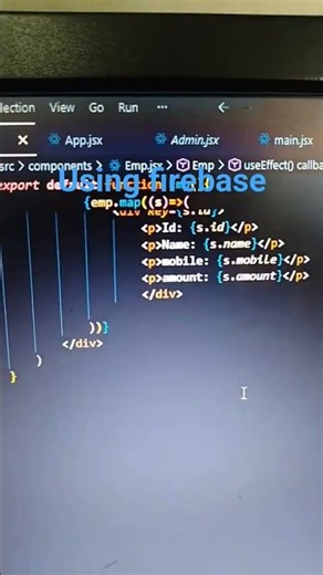 Create admin panel and fetch data with database #coderafroj #chaiorcode #reactjs #javascript #coding