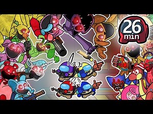 Poppy Playtime vs SMILING CRITTERS & GHOSTBUSTERS COMPLETE EDITION PART A+B+C I AMONG US ANIMATION