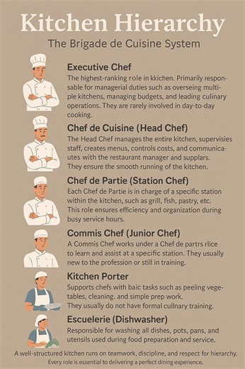 Kitchen Hierarchy Chef Jamal | Chef Life