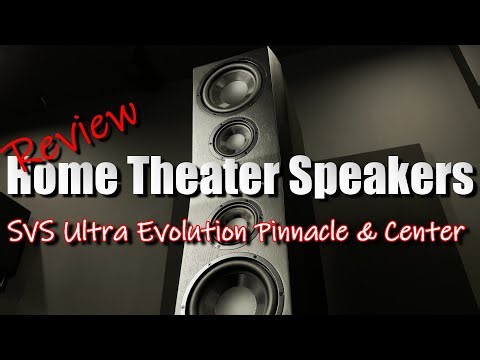 New SVS Ultra Evolution Pinnacle Towers & Center Speaker Review