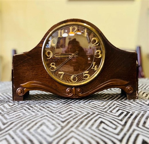 Vintage Table Fireplace Clock VESNA: Soviet Mantel Alarm Clock USSR Mehanical - Etsy UK