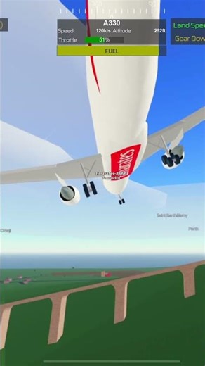 PTFS mobile landing tutorial #roblox #ptfs #youtubeshorts